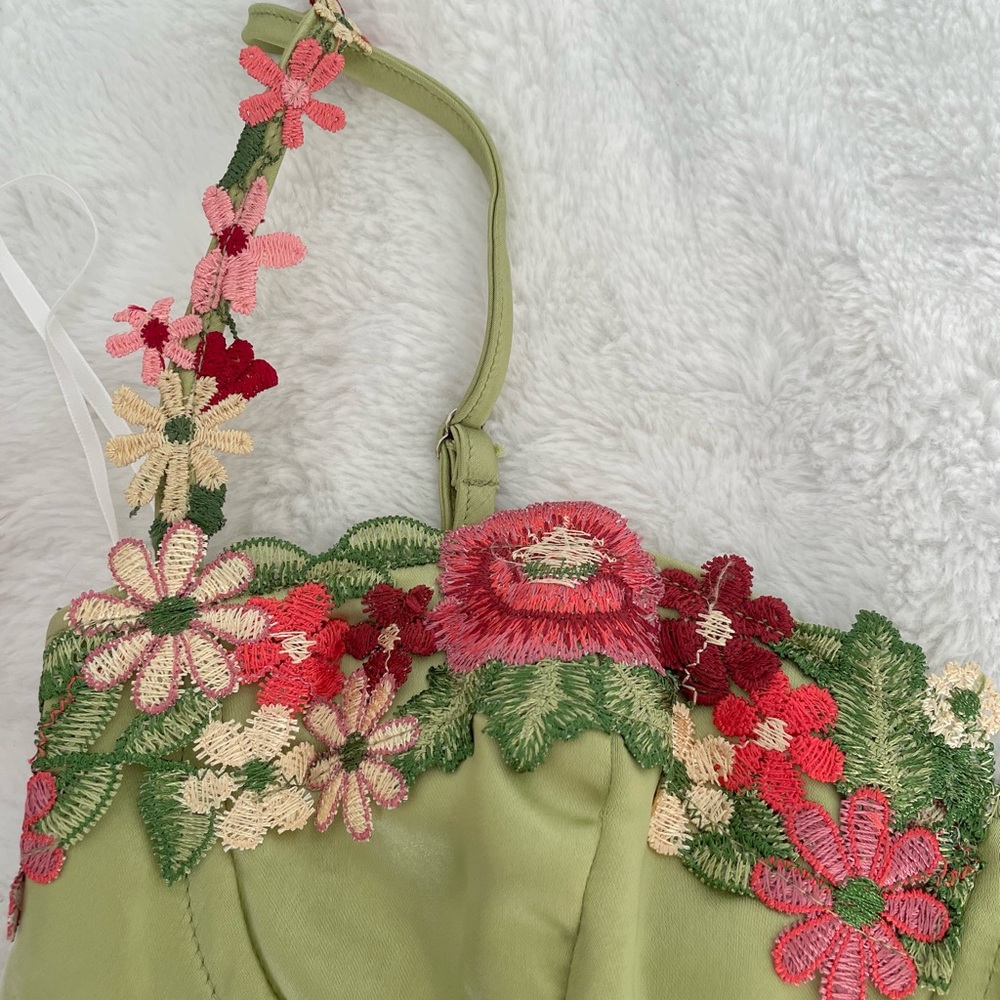 Princess Polly green mini dress